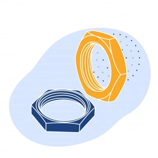 Гайка стальная М16 40X ГОСТ 5932-73