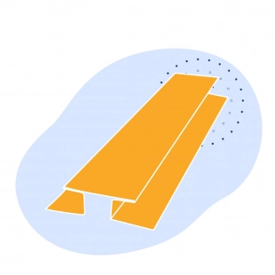 Н-образный профиль стальной 230х350х11.4 мм 17Г1С ТУ 14-2-24-72