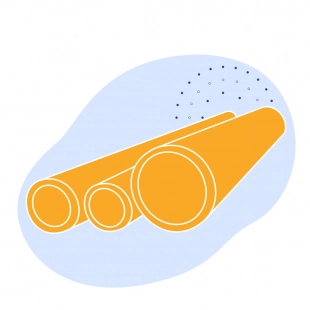 Труба нержавеющая электросварная 219х2.5 мм 12Х18Н10Т ГОСТ 10704-91