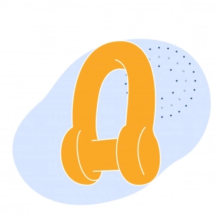 Скоба концевая с цилиндрическим штифтом ГОСТ 228-79 56 мм