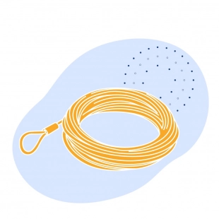 Канат двойной свивки ЛК-О 2.3 мм ГОСТ 3069-80