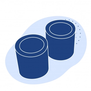 Капролоновая втулка 250х1030 мм белая PA 6