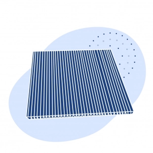 Плоское щелевое сито 3150х4000 мм AISI 316