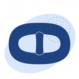 Якорное звено увеличенное с распоркой ГОСТ 228-79 73x438x92x263 мм