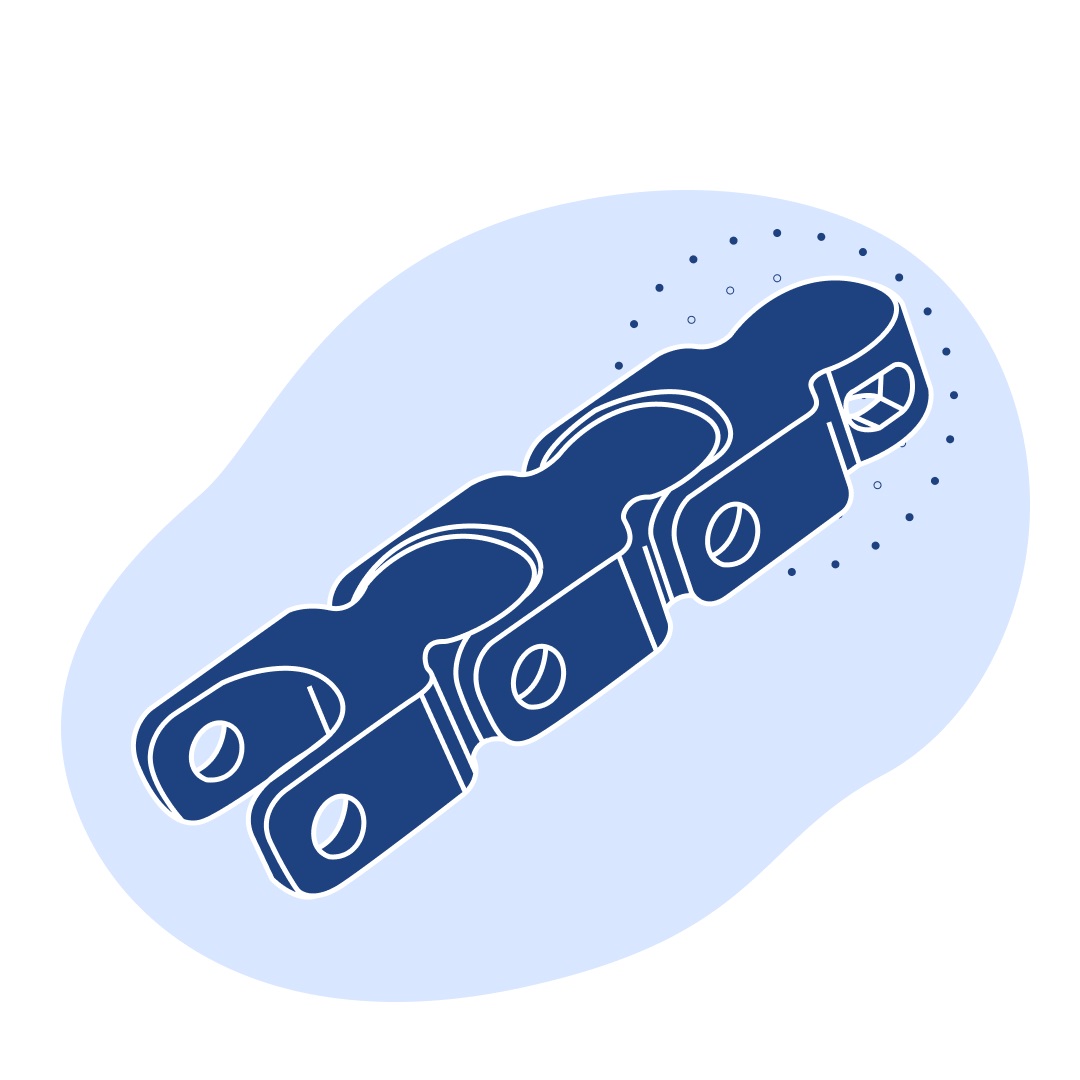 Бипланарная цепь MD 1701 TAB R 50x2.05x150 мм