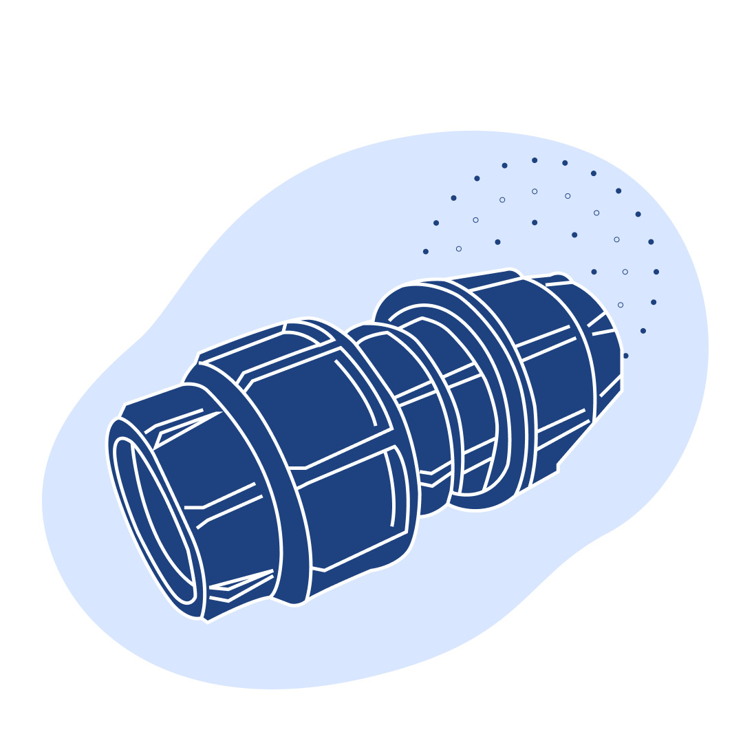 Муфта ПНД Ду 75 мм